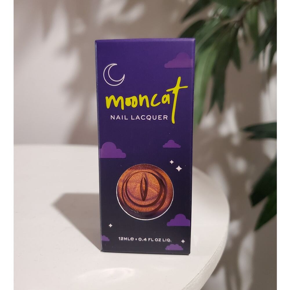 Mooncat NIB Take Me To Your Leader Dearly Departed Nail Polish Purple Shimmer